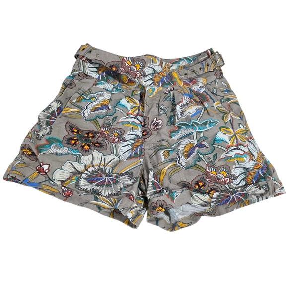 Banana Republic linen Floral Patterned Women's Shorts - Picture 4 of 15